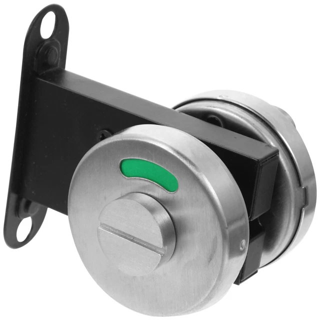 Perno indicador rojo verde cerradura puerta sin llave baño cerradura vacío cobre