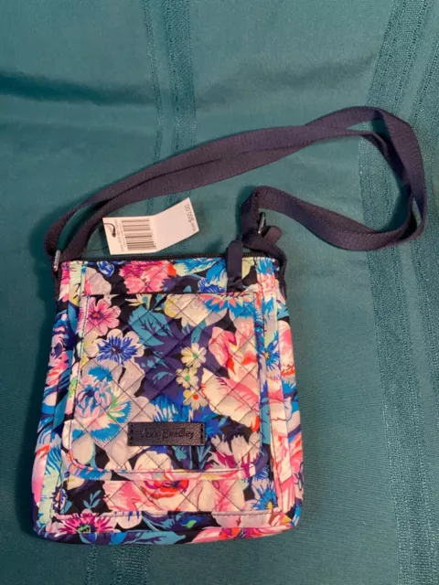 VERA BRADLEY Garden Grove Iconic RFID Mini Hipster Crossbody Purse Bag NEW NWT