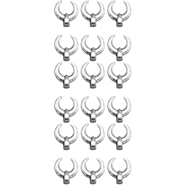 300 Stück Legierung Ox Hörner Anhänger Charms DIY Schmuckherstellung Zubehör