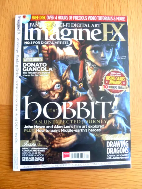 IMAGINE FX  Magazine + DVD ~ Fantasy & Si-Fi Digital Art, January 2013