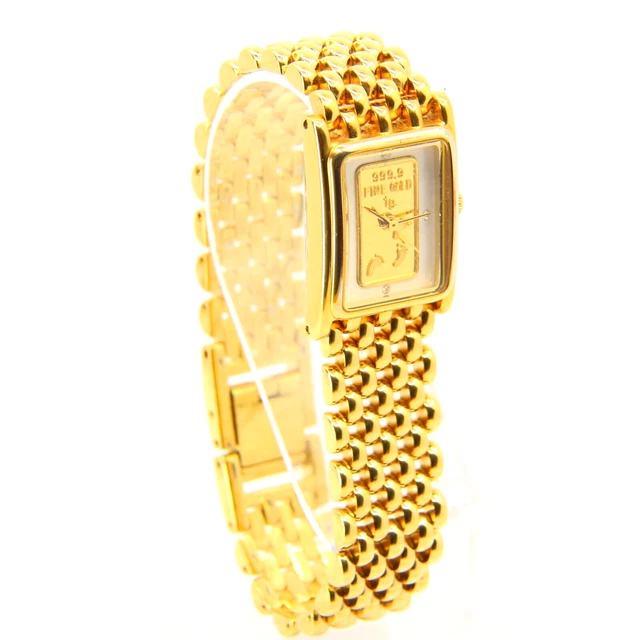 FINE GOLD, BROOKS And Bentley Footprints Watch £200.00 - PicClick UK
