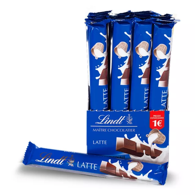 Lindt Stick Latte Barretta di Cioccolato al Latte  24 x 38 grammi