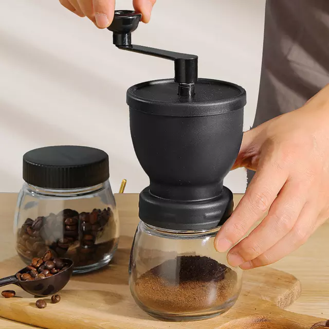 Manual Coffee Bean Hand Grinder Mill Adjustable Coarseness Ceramic Burr Spice