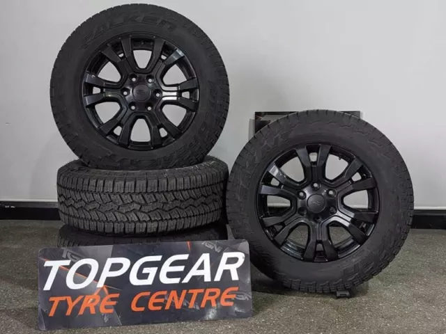 18" Original Genuine Ford Ranger Wild track Alloy Wheels & A/T Tyres