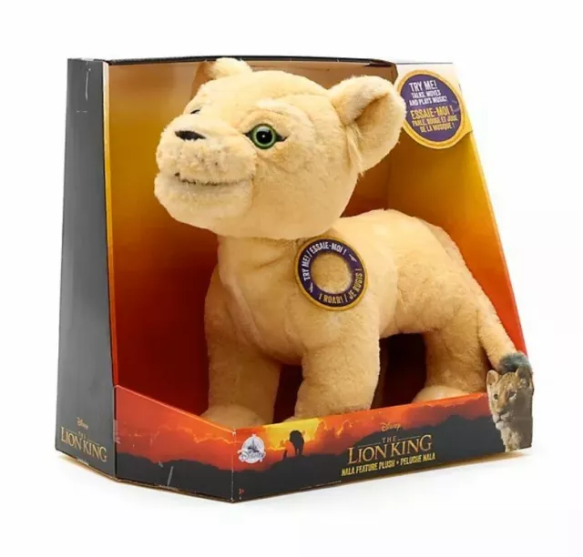 DISNEY Lion King Nala Talking, Moving and Music Medium Soft Toy Plush **NEW**