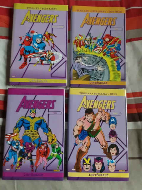 4 "INTEGRALE MARVEL" : AVENGERS 1963-64 (les origines) / 1965 / 1966 / 1967