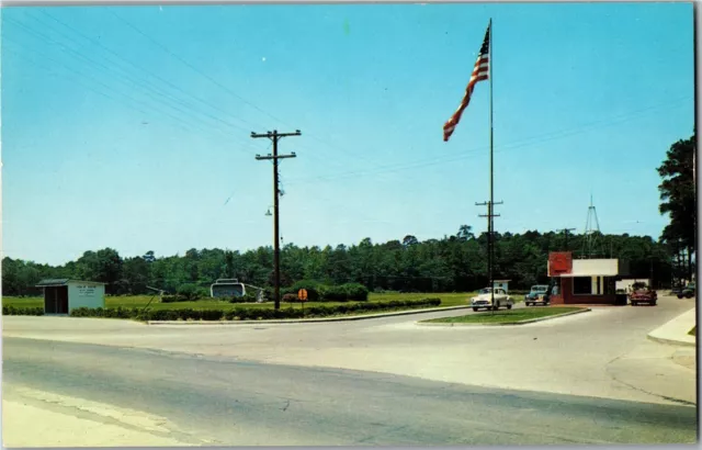 No. 3 Gate U.S. Naval Amphibious Base at Little Creek VA Vintage Postcard D40