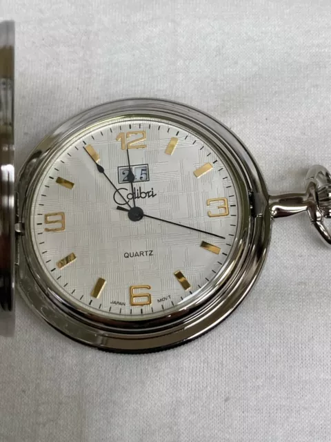 Brand New Old Stock Colibri Pocket Watch  Full Hunter Case