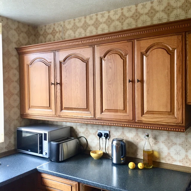 SOLID OAK KITCHEN Door 50cm by 55cm £26.00 PicClick UK