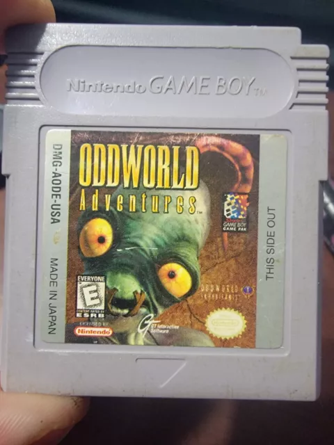 Oddworld Adventures Nintendo Game Boy Tested