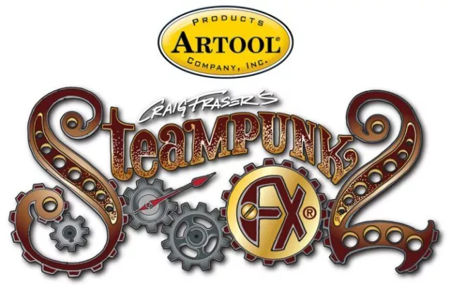 Artool Freehand Airbrush Stencil Steampunk FX2 Craig Fraser Mini Series Set of 4