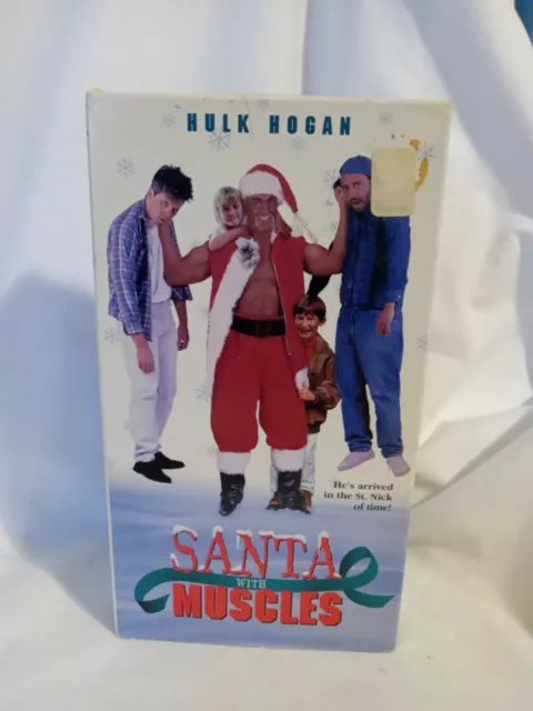 HULK HOGAN SANTA With Muscles VHS Tape UNTESTED Christmas Wrestling ...