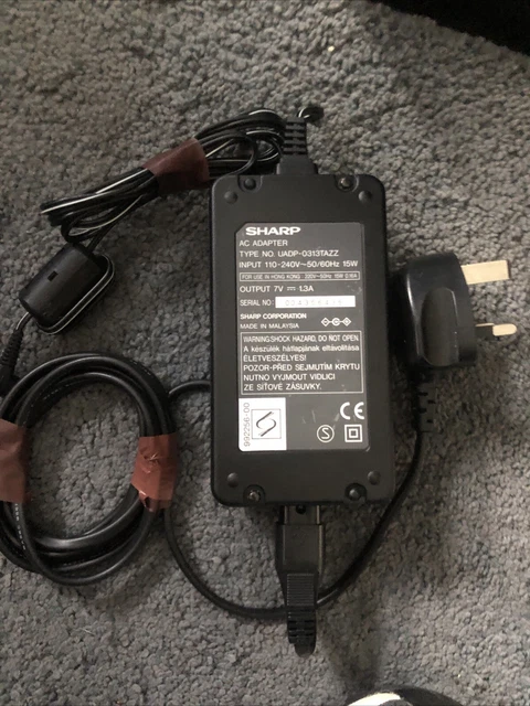 SHARP UADP-0313TAZZ AC Power Adapter Charger for Sharp Camcorders ...