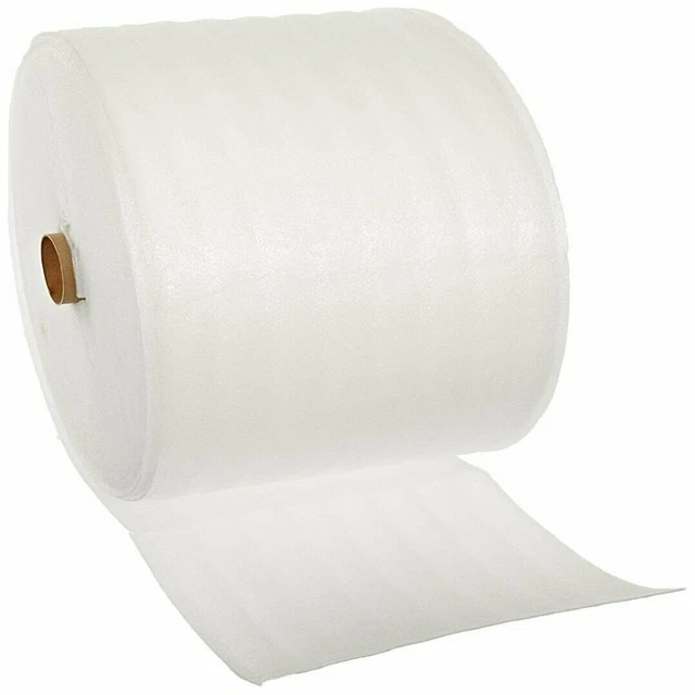 Foam Wrap Roll 1/4" X 50' X 12" Packaging Perforated Micro 50FT Perf Padding