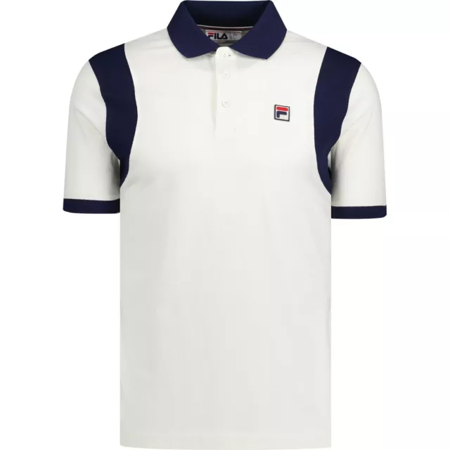 Polo Tennis Fila Vintage Panatta Off Bianca - 100% Cotone - Edizione Ltd.