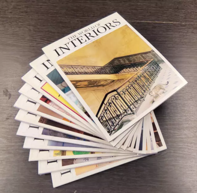 The World of Interiors Magazine 1985: 12 Issues (January - December)