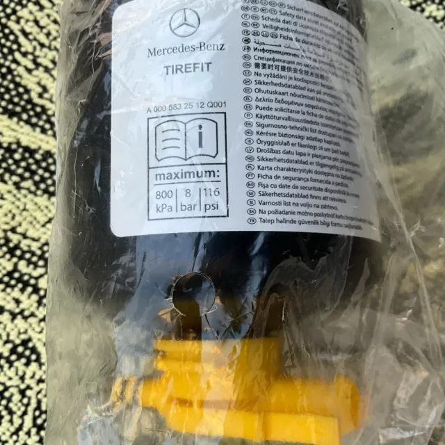Mercedes Benz Emergency Tyre Puncture Repair Sealant 350Ml Expired 03/2022