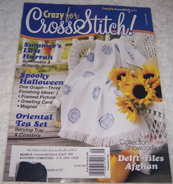 Crazy for Cross Stitch! Magazine September 2003