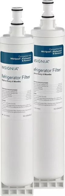 Whirlpool Refrigerator Water Filters 2-pack NS-4396508-2
