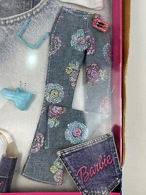 Barbie Jeans Shirt & Accessories Bag 2001 Mattel 55516 Vintage New 4