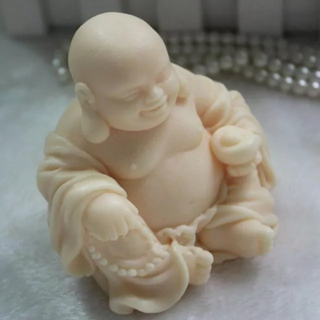Candle Molds 3D Buddha Silicone Soap Mold DIY Craft Handmade Candle Making  Molds