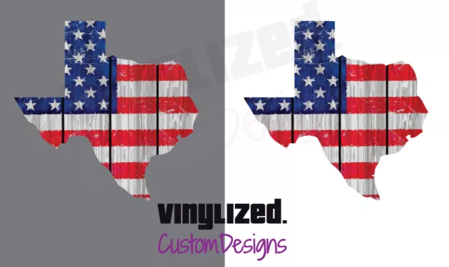 American Flag State Flag Outline Sticker Vinyl Decal US USA MERICA Map America 3