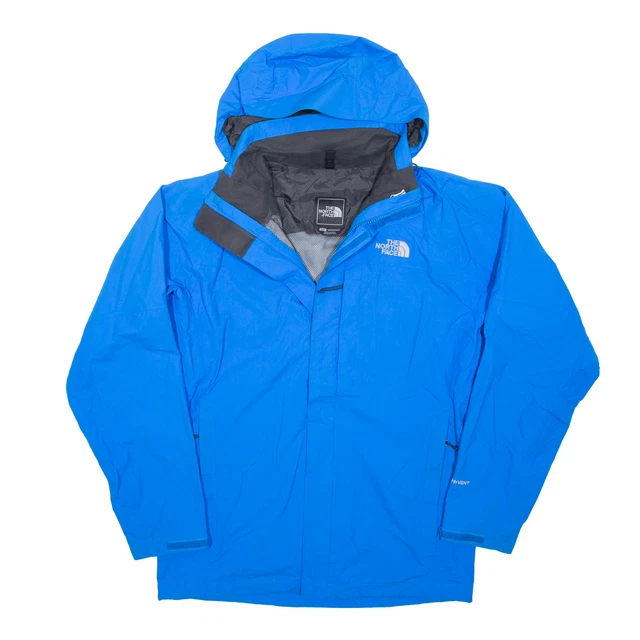 THE NORTH FACE Hyvent Rain Jacket Blue Nylon Mens S