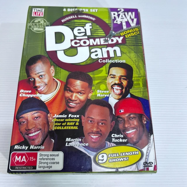 DEF COMEDY JAM COLLECTION- 4 DVD Disc Box Set