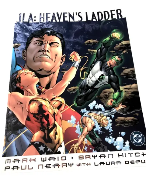 DC COMICS- JLA: HEAVEN's LADDER, Graphic Novel, 2000, Oversized TPB, OOP