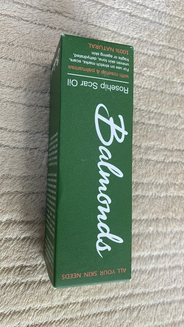 Cuidado de la piel de bálsamos - aceite cicatricial de rosa mosqueta 100% natural 50 ml = 1,7 oz nuevo en caja