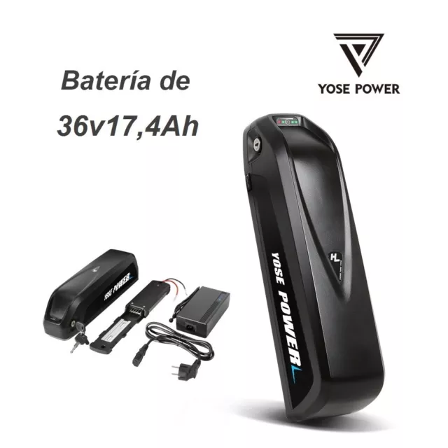 Batería de Bicicleta eléctrica 36v17,4ah,  para motores de 250W-900w