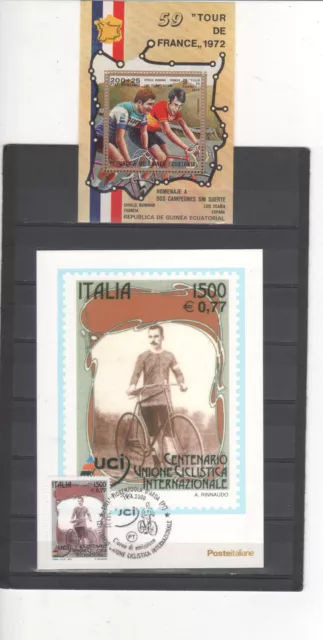 Radsport history LOT Block ** + Italien-Maxikarte!