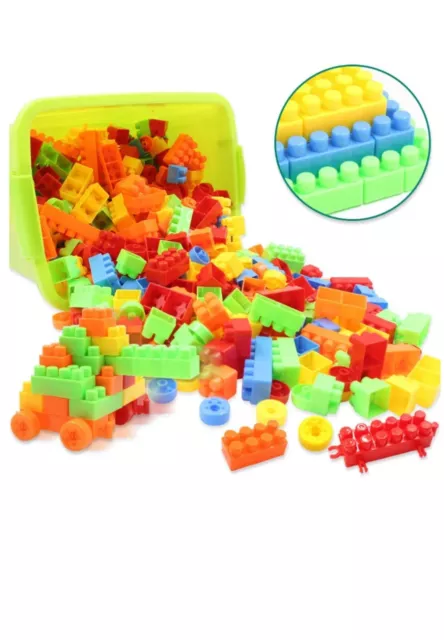 Classic Big Building Blocks Boys & Girls Kids Toy Bulk Bricks Set - 416pcs