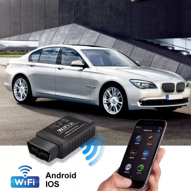 ELM327 V1.5 ODB2 OBDII Auto Car Diagnosegerät WiFi Für-IOS/Android Scanner 2023