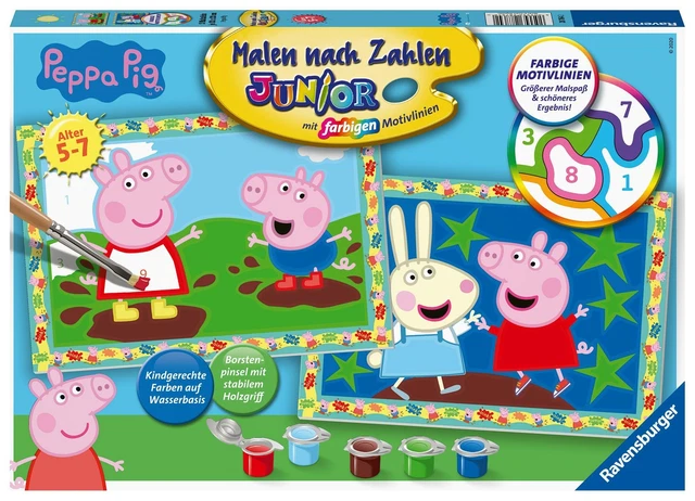 Ravensburger Malen nach Zahlen 28764 - Peppa Pig - Kinder 5-7 Jahren Spiel 2022