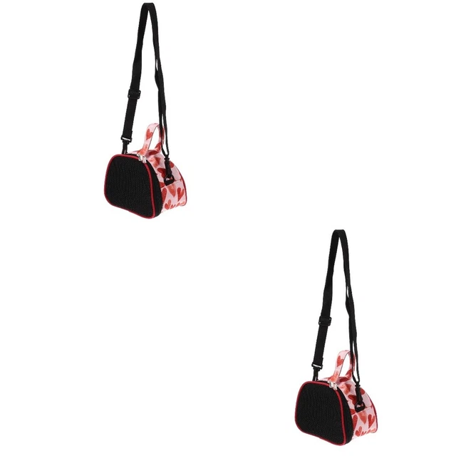 2 piezas portahámster hámster transpirable con bolsa de viaje portátil para hámster