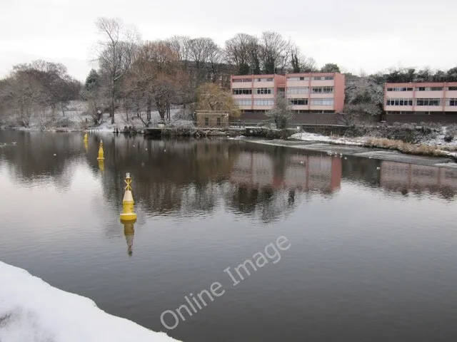 Photo 6x4 The River Dee weir and its buoys Chester Chester&#039;s weir on c2010