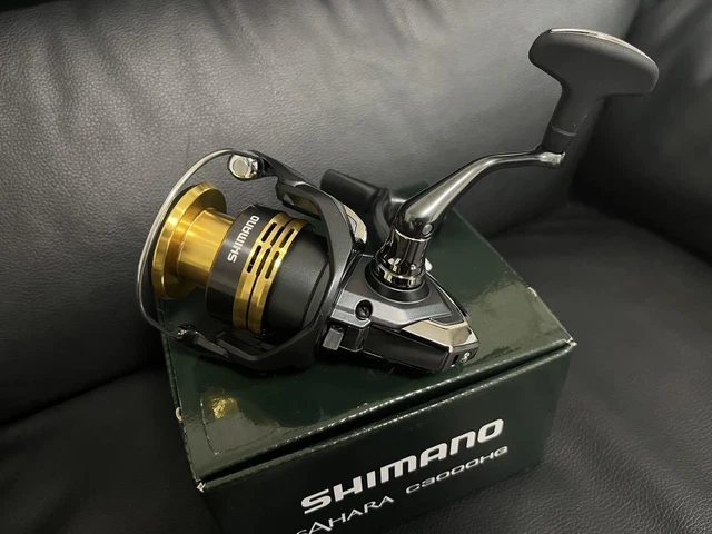 SHIMANO SAHARA C3000 未使用 SHIMANO SAHARA C3000 Spinning Reel Used Black 3000 Series