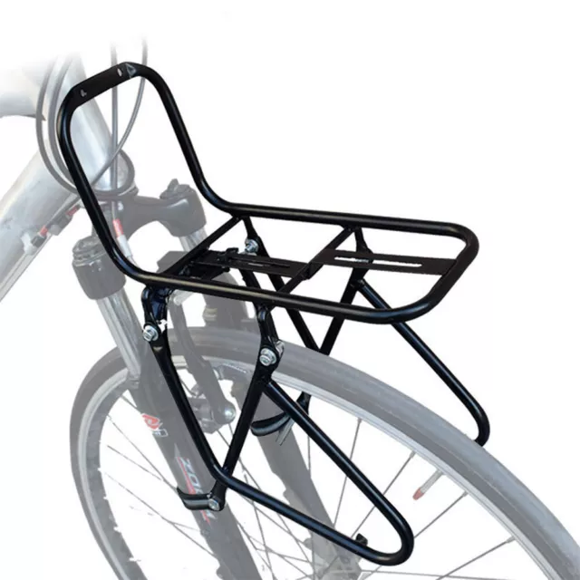 MTB Bike Bicycle Front Pannier Rack Bracket Carrier Luggage Front Basket Parts