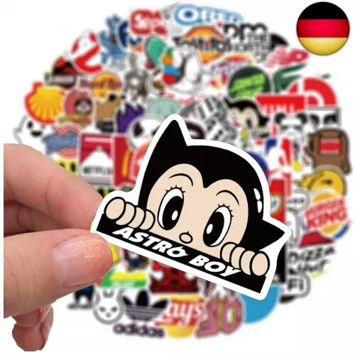 iMaMa 200 Stück wasserdichte Sticker Set - Vinylaufkleber Graffiti Style 2