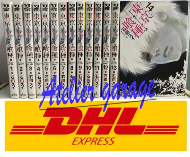 USED Tokyo Ghoul Vol.1-14 Set Japanese Manga Sui Ishida Young Jump Comics