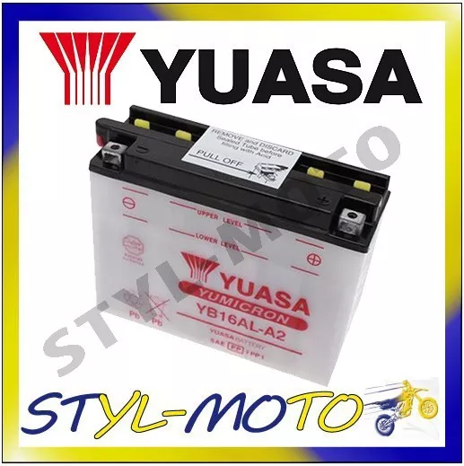 YB16AL-A2 Batterie Original Yuasa Ducati 350 Ss 1993