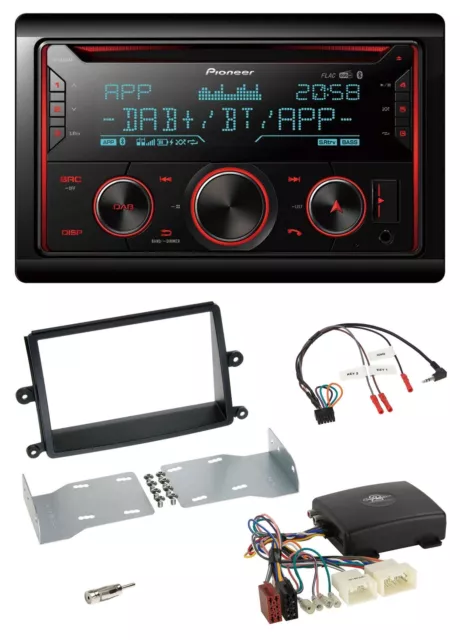 Pioneer 2DIN DAB Lenkrad Bluetooth USB CD Autoradio für Mitsubishi L200 08-15 Ki