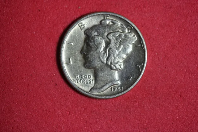 Estate Find 1941 D- Mercury Dime!!  #K39222