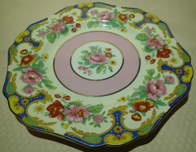 John Maddock & Sons "Roses & Anemones" Minerva plate-Great condition!