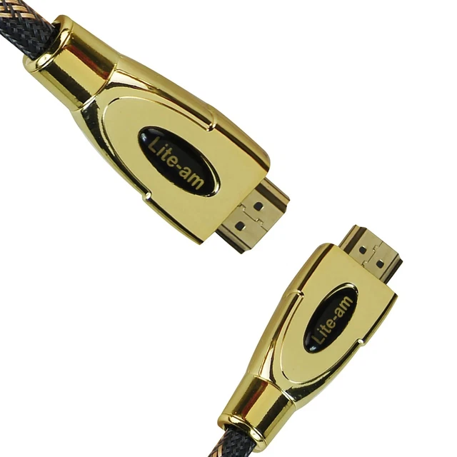 Lite-am 4K HDMI 2.0 Cable – 1m To 10m, High Speed With Ethernet, Gold Plated