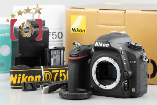 "Count 1,806" Nikon D750 24.3 MP Full Frame Digital SLR Camera Body w/ Box