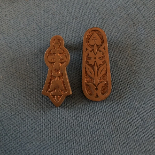 Antique Victorian Brass Key Hole Covers Lot of 2 Keyhole Covers