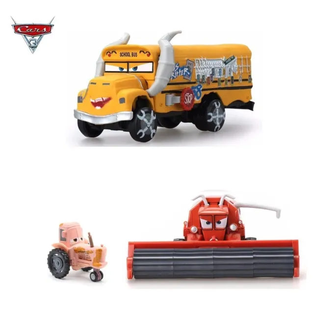 Disney Pixar Cars Frank Combine Harvester Tractor Fritter Diecast Toy Car Loose