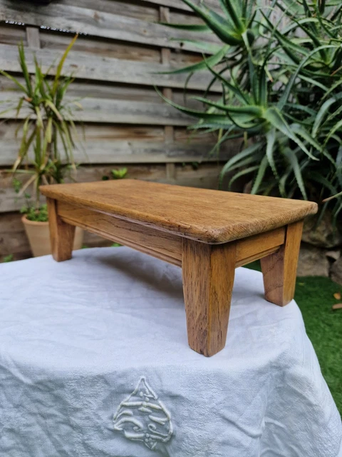 Tabouret Marchepied Enfant En Bois Compact - Multifonction Pour Salon, Chambre Et Salle De Bain